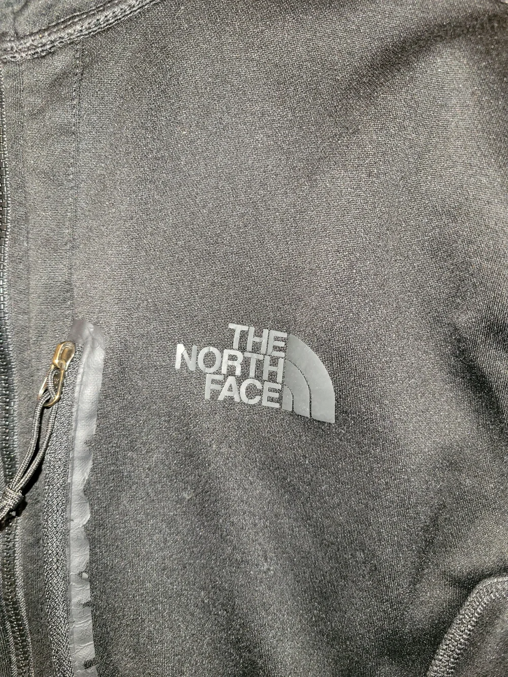 The North Face Canyonlands Full Zip Jacket Men's Small Black Stretch Fleece Zip